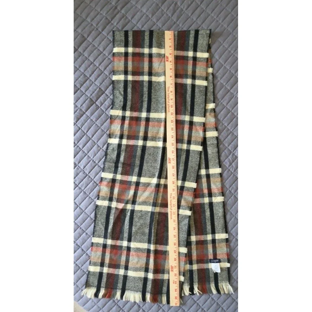 J. Crew Large Plaid Scarf @ 72” x 12”